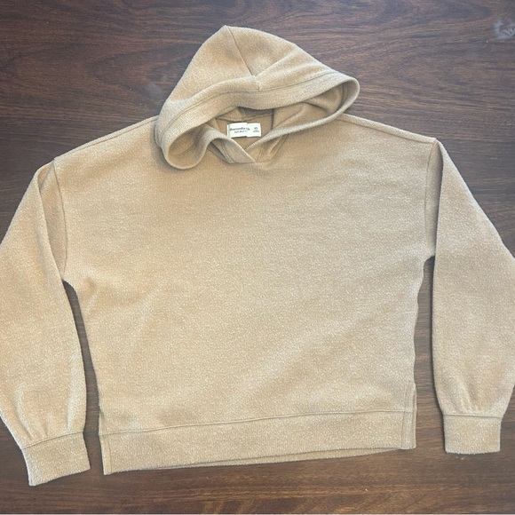 Abercrombie & Fitch Tops - Abercrombie & Fitch Camel Cropped Hoodie